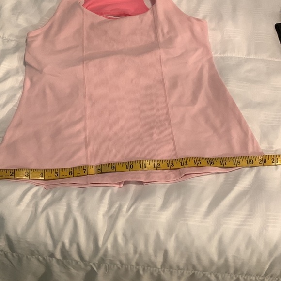 Lululemon Athletica Light Pink Tank Cutout Back size 10 - Picture 9 of 14